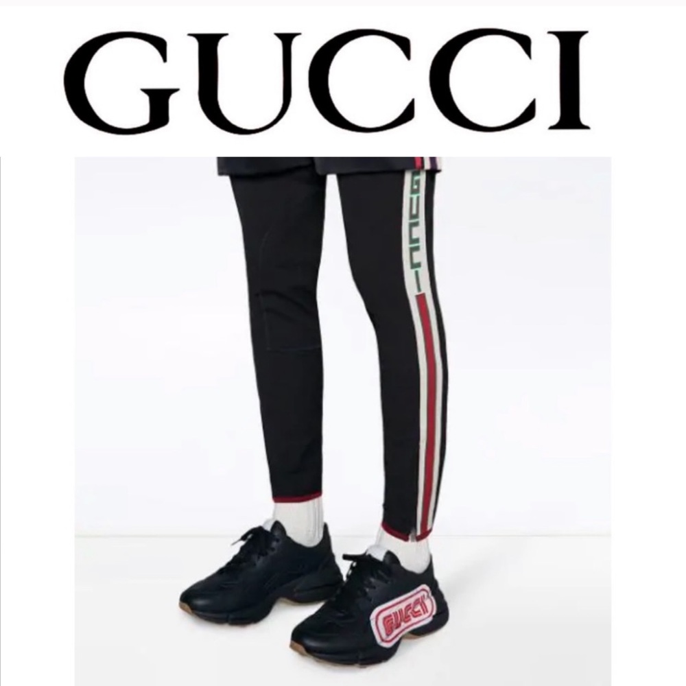 SOLD ‼️🥳HP🥳Gucci Rhyton black large logo - Picture 7 of 9